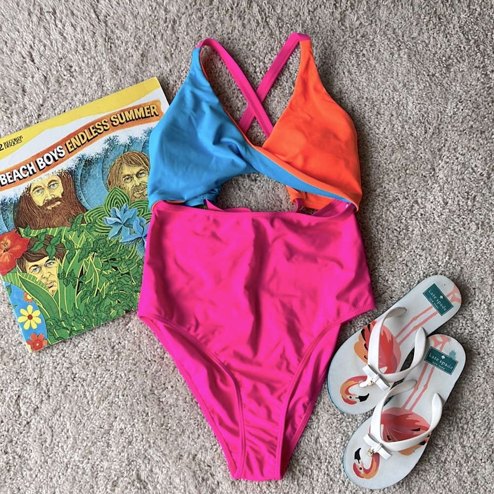 SHEIN | Colourblock One-Piece Swimsuit